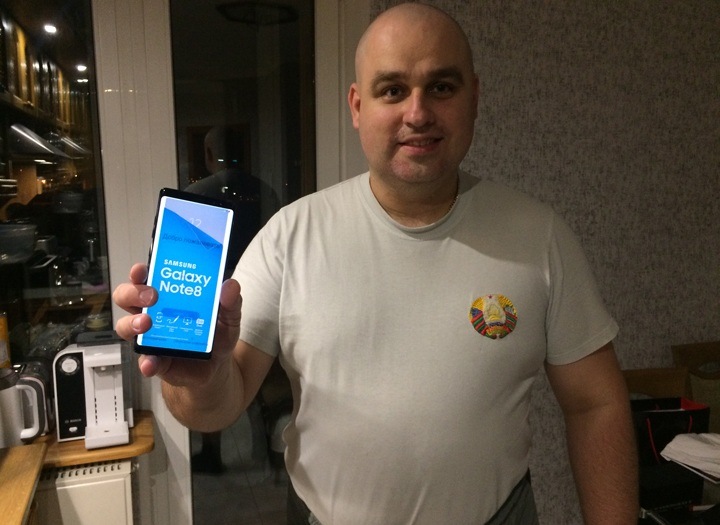 Первые покупатели Note8 Первые покупатели Note8