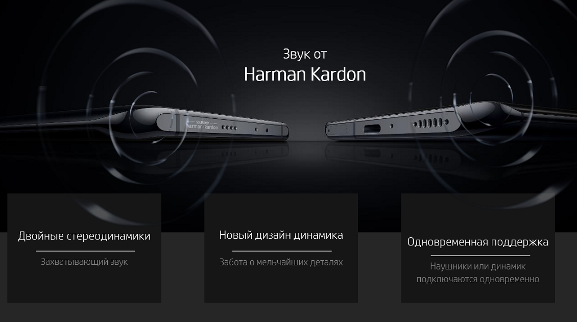 Звук от Harman/Kardon