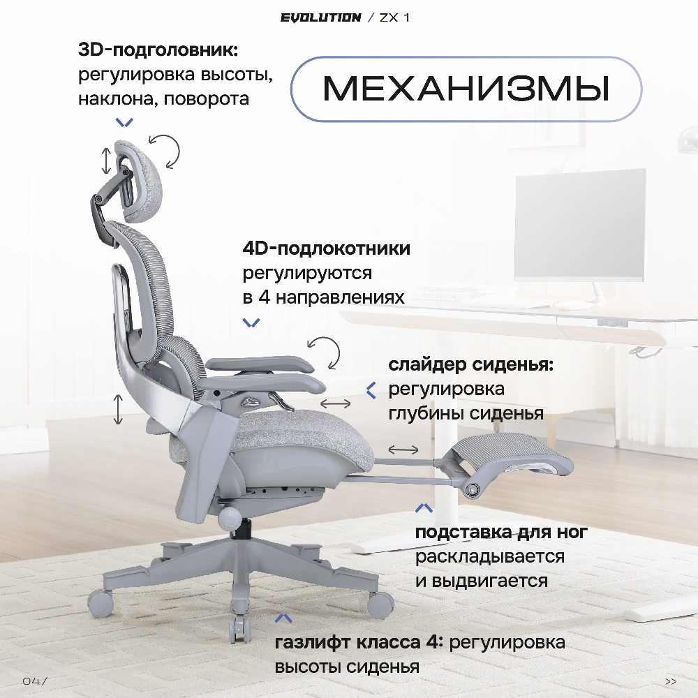 Слайдер сиденья