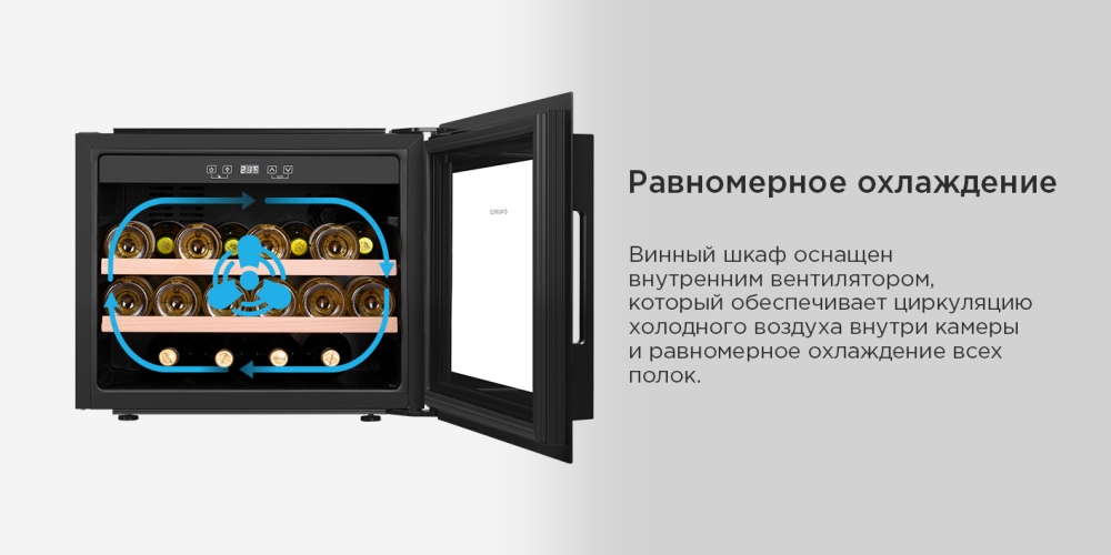 Равномерное охлаждение