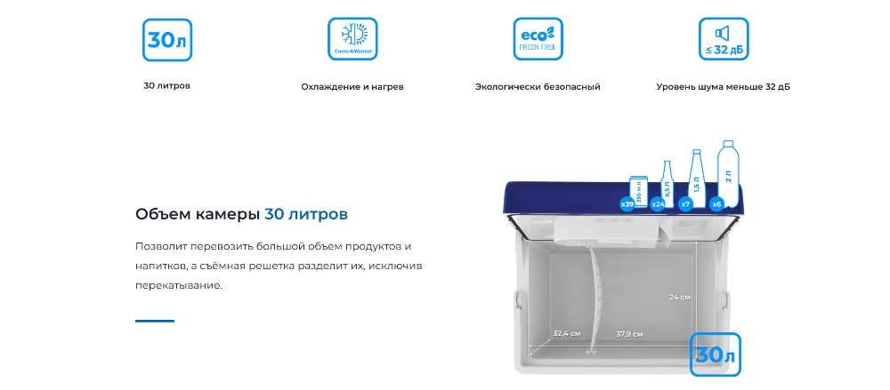 Объем 30 л