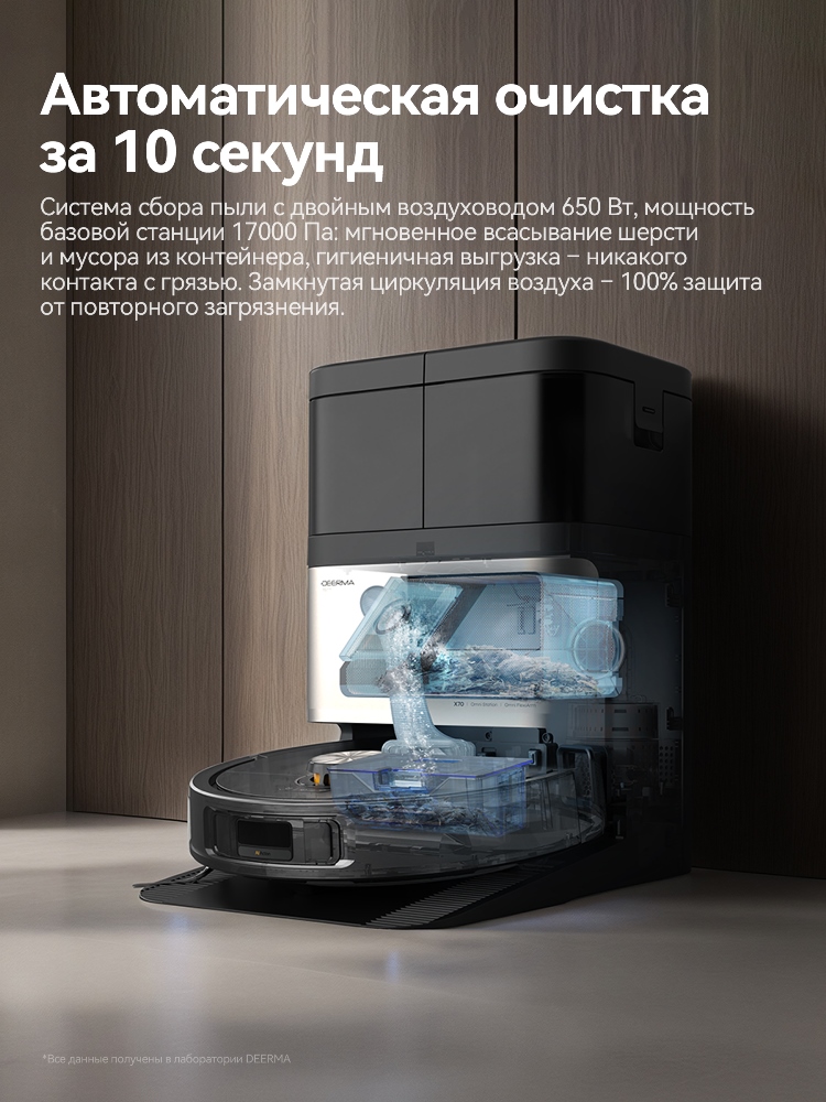 Очистка 10 секунд
