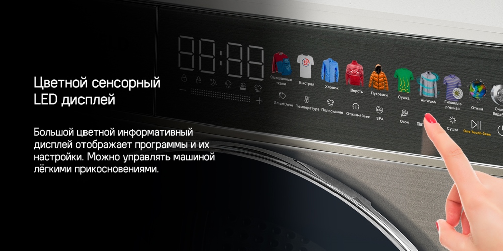 Цветной сенсорный дисплей