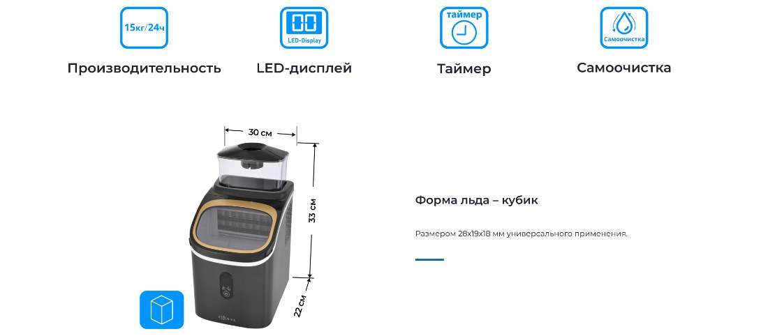 Форма Кубик