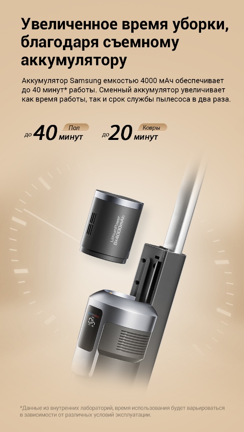Съемный аккумулятор