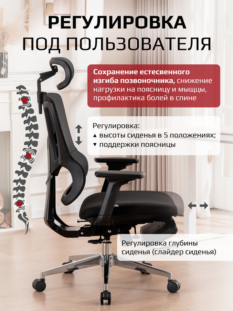 регулировка спинки