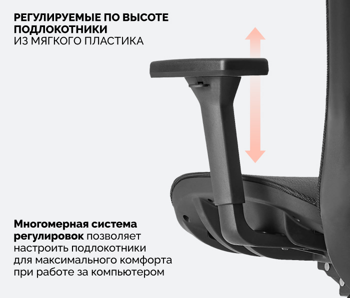 регулировка подлокотников