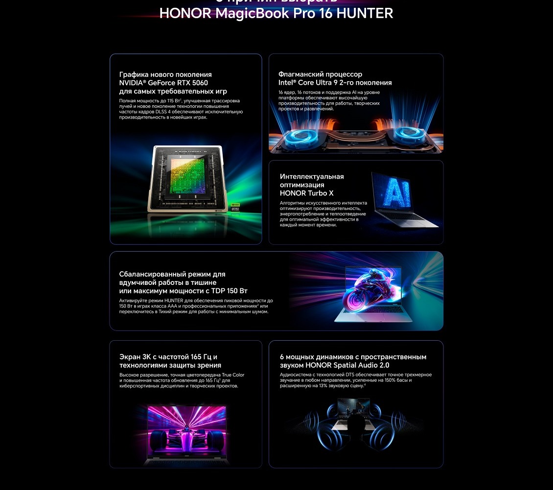 Honor MagicBook Pro 16 DRB-P 5301APWK 6 причин выбрать