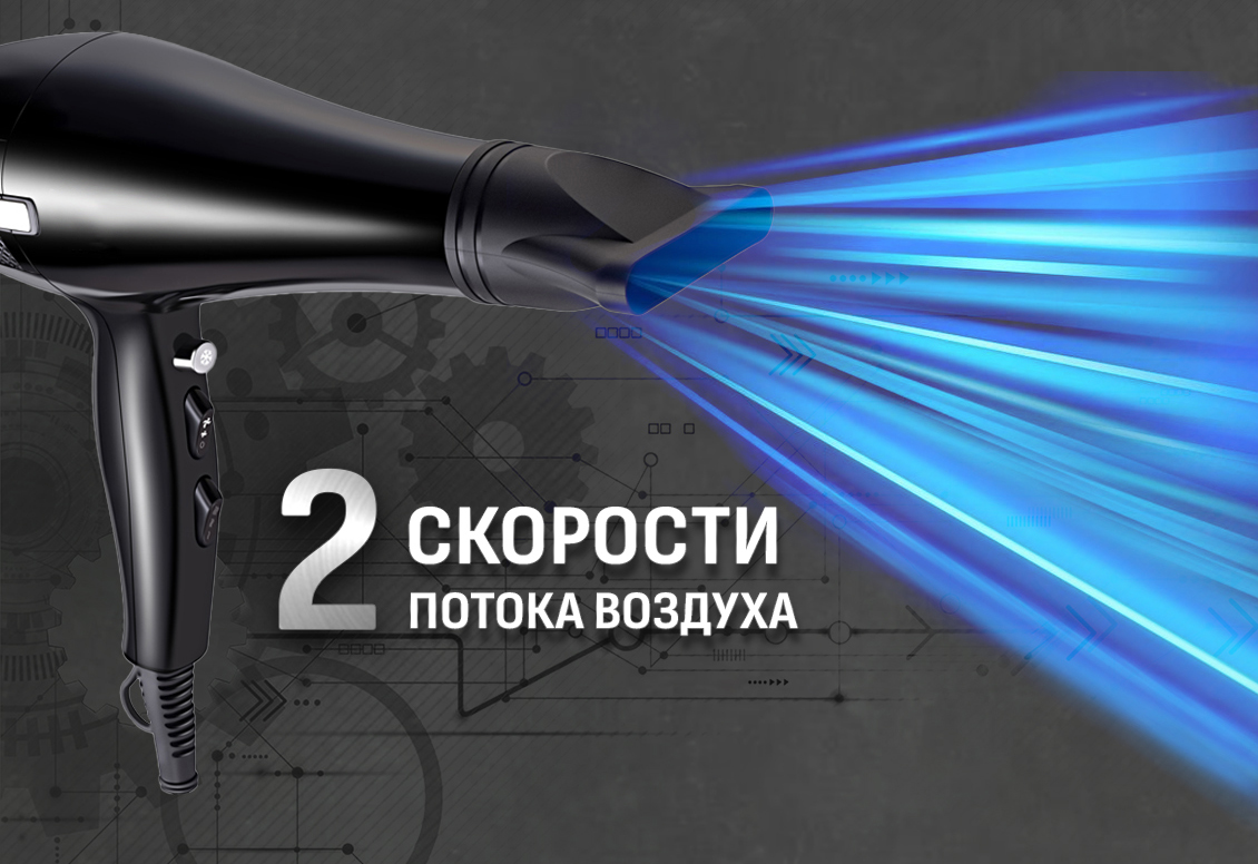 Aresa AR-3216 2 скорости потока
