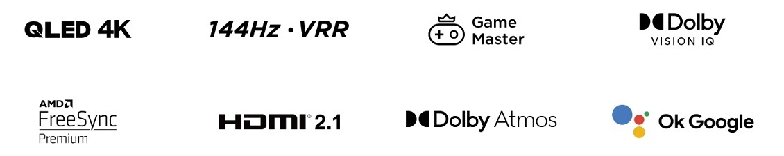 Подключите консоль к высокоскоростным входам HDMI 2.1, ALLM, VRR и eARC, и начните захватывающую схватку с врагами.