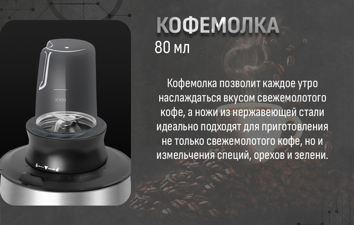 Кофемолка 80 мл