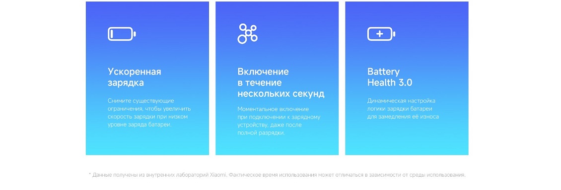 Ускоренная зарядка