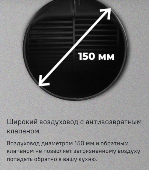 Диаметр воздуховода 150 мм
