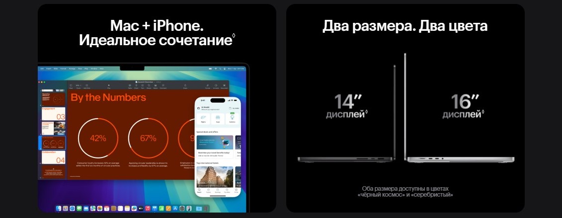 Ноутбук Apple Macbook Pro Два размера