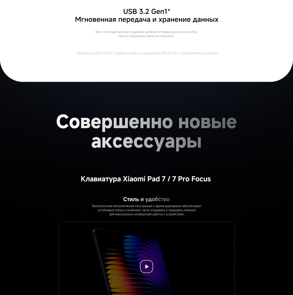 Xiaomi Pad 7 Новые аксессуары