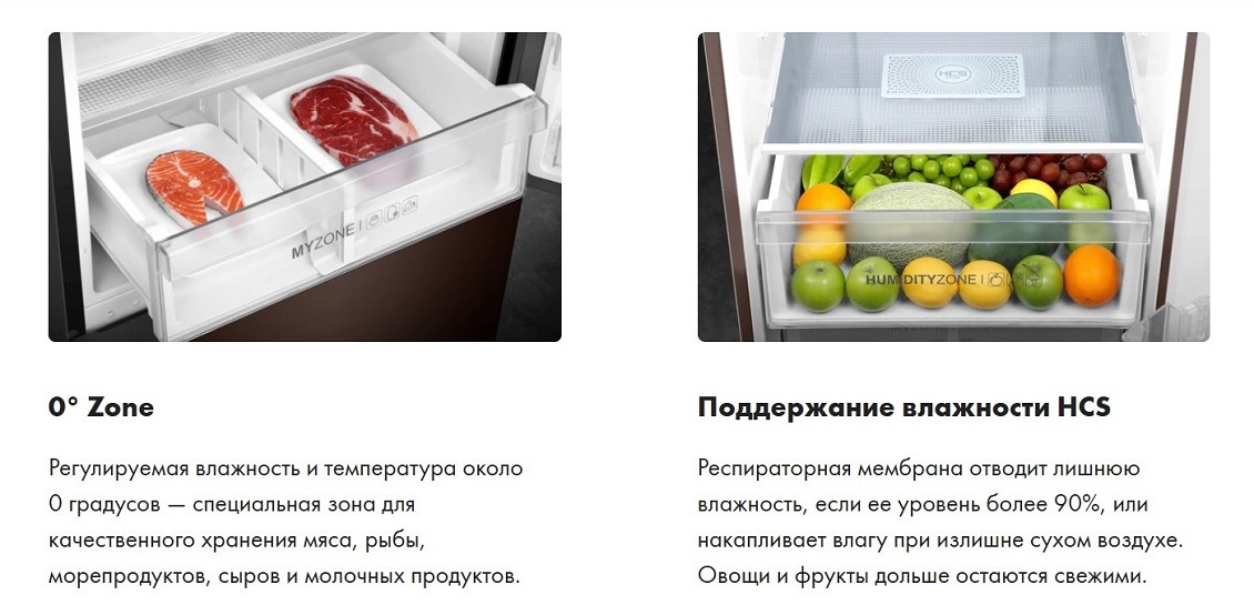 Холодильник Haier C4F640CXU1 Нулевая зона