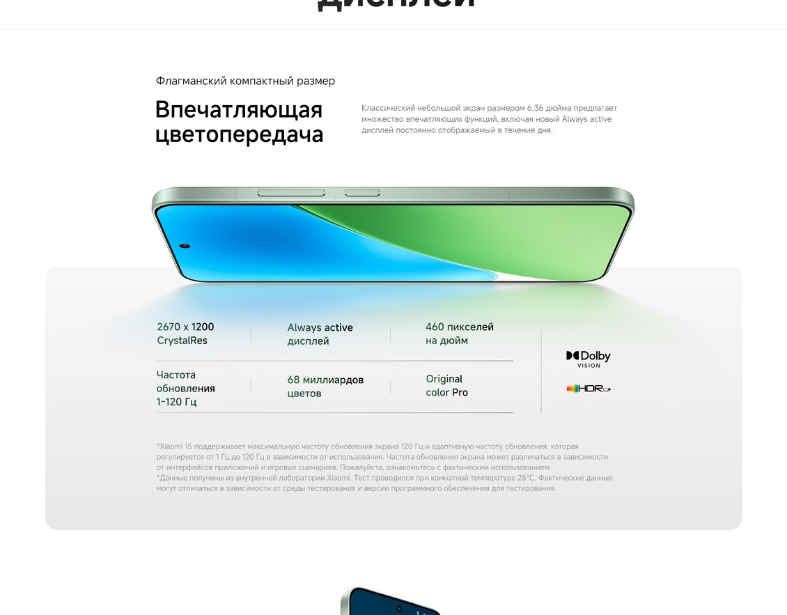 Флагманский компактный размер