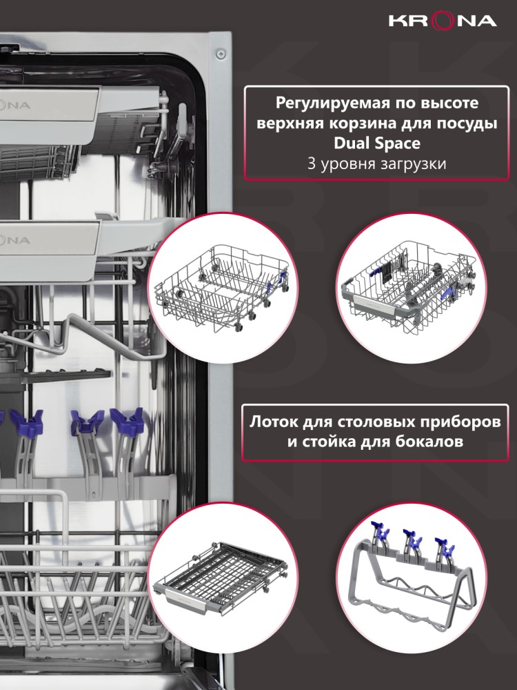 Регулируемая по высоте корзина