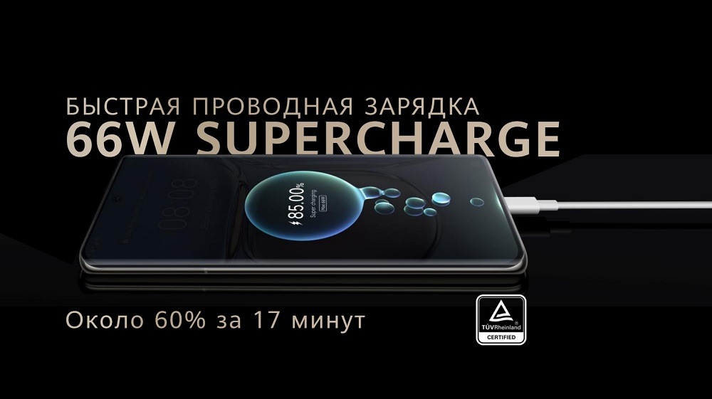 Быстрая проводная зарядка 60W