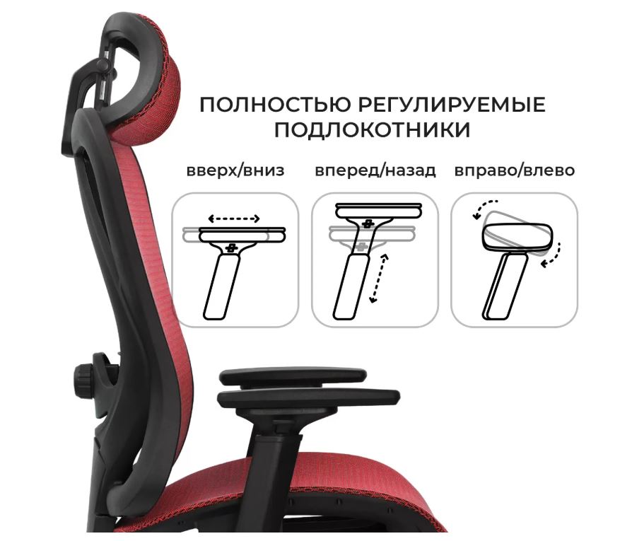 регулируемые подлокотники