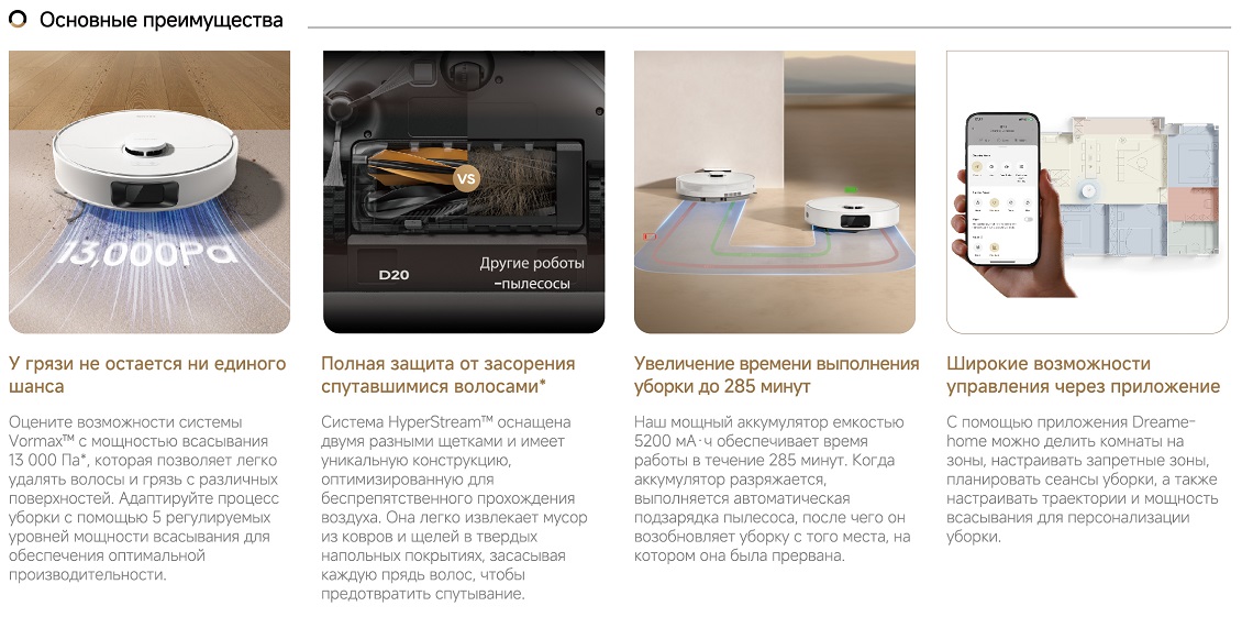 Основные преимущества
