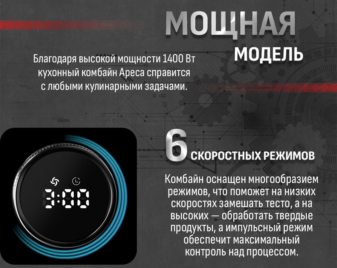 Мощность 1400 Вт