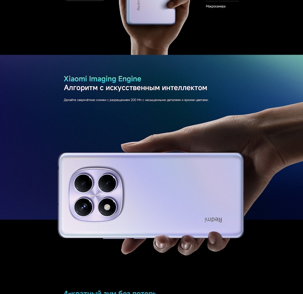 Xiaomi Redmi Note 14 Pro Алгоритм с ИИ