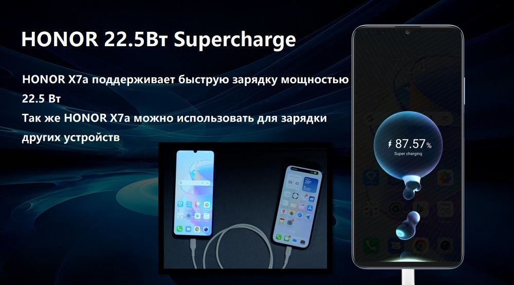 HONOR 22.5 Вт SuperCharge