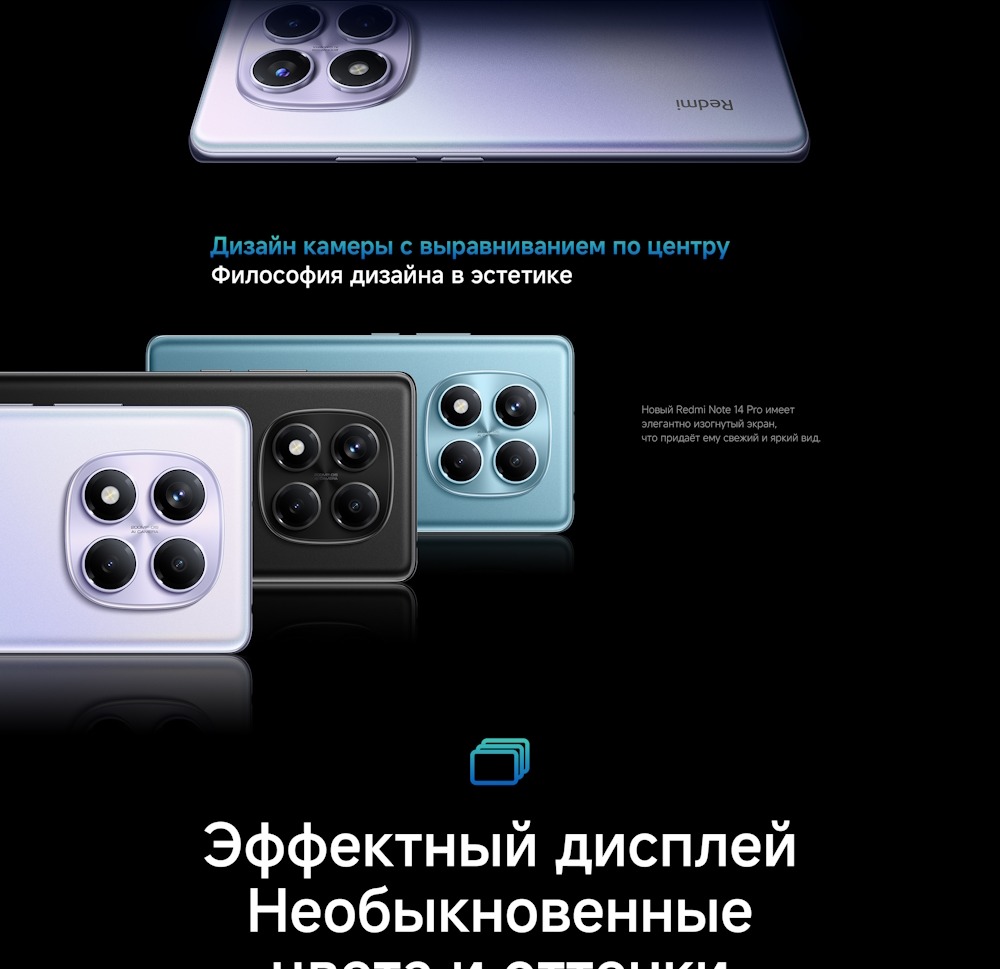 Xiaomi Redmi Note 14 Pro Дизайн камеры