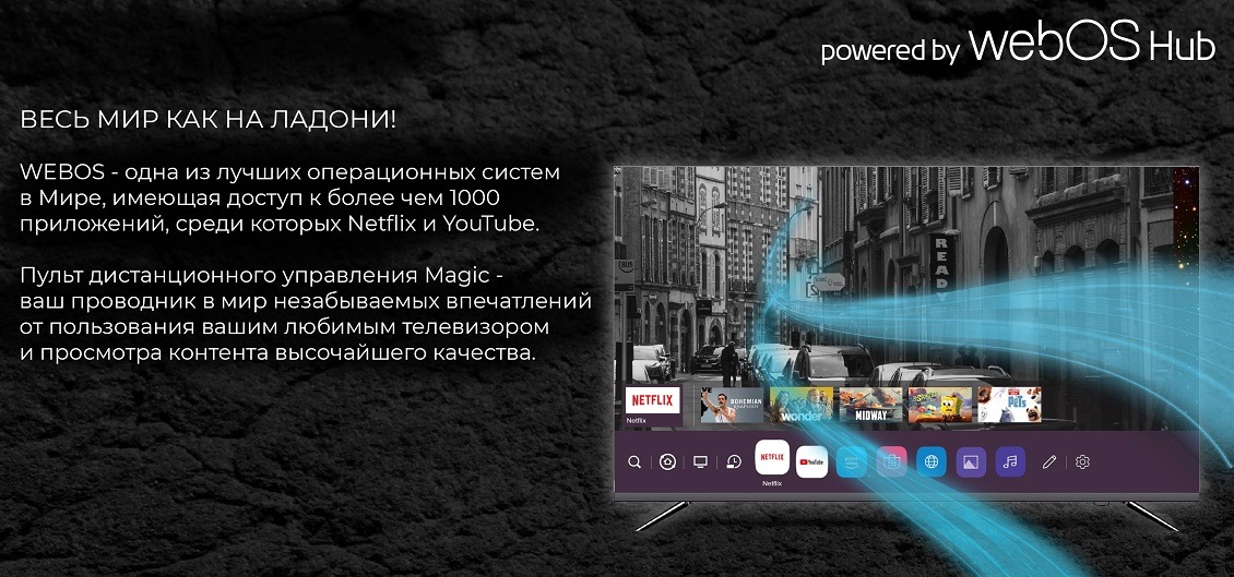 Телевизор FOX 55WOS630E powered by webOS