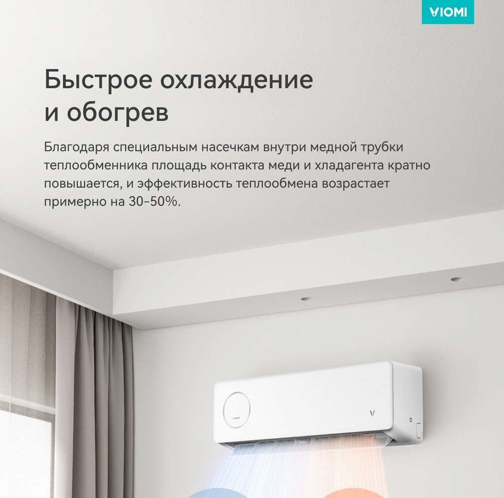 быстрое охлаждение и обогрев 