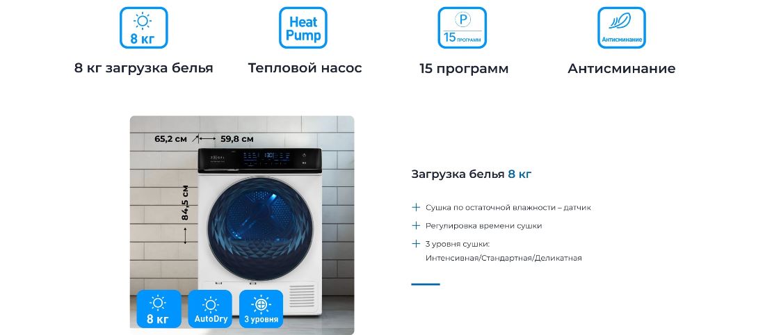 Загрузка 8 кг