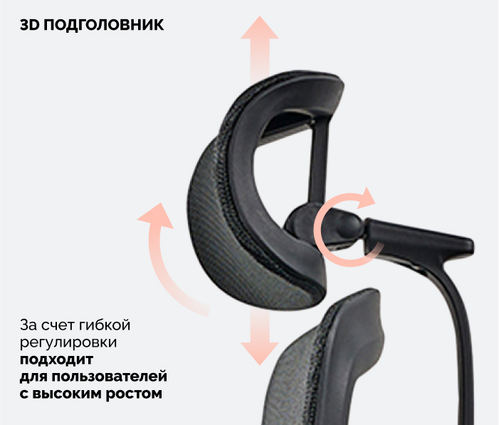 3д подголовник