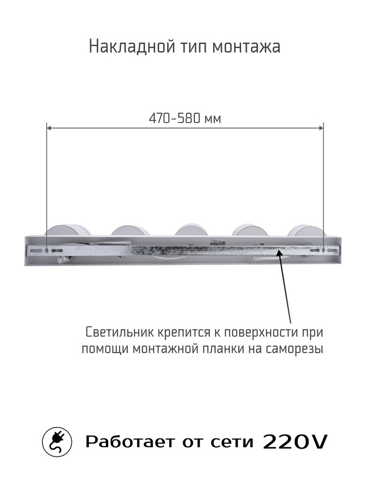 накладной тип