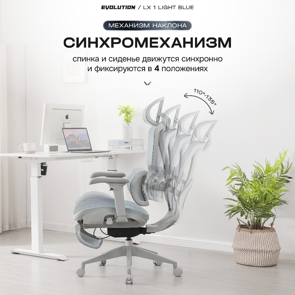 Синхромеханизм спинка и сидение
