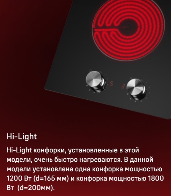 Hi-Light конфорки