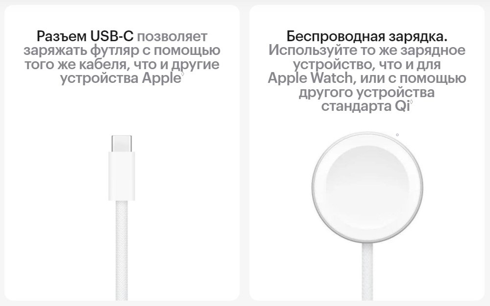 Разъем USB-C и беспроводная зарядка