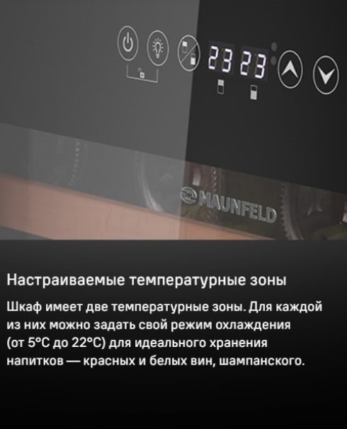 Настраиваемые температурные зоны