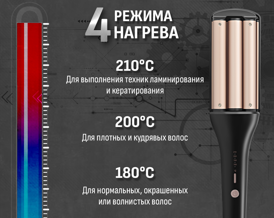4 режима нагрева