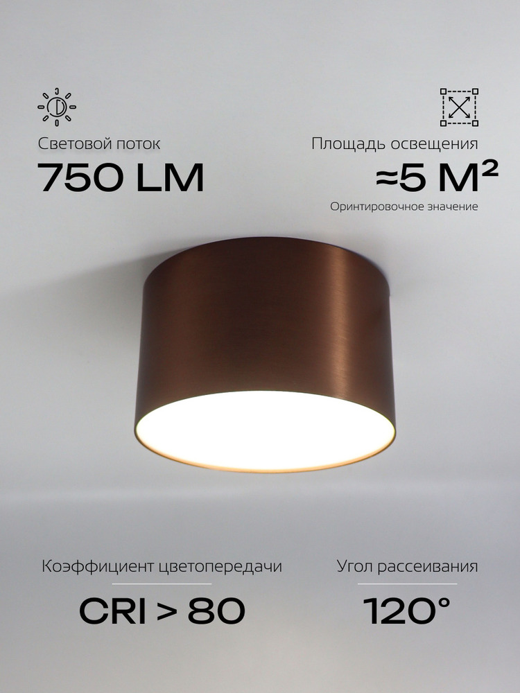 световой поток 750Лм