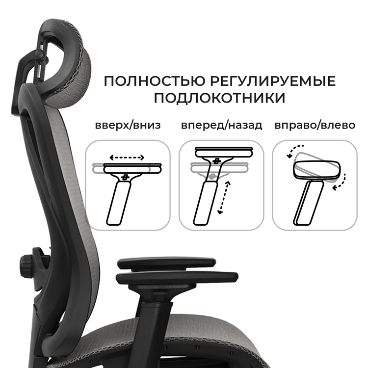 регулируемые подлокотники