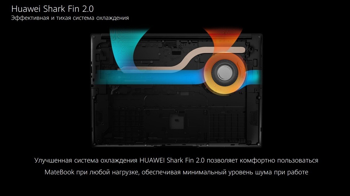 Huawei MateBook D 15 Huawei Shark Fin 2.0
