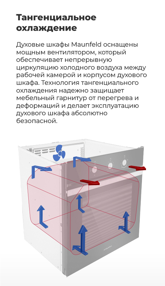MAUNFELD MGOG.673 Тангенциальное охлаждение