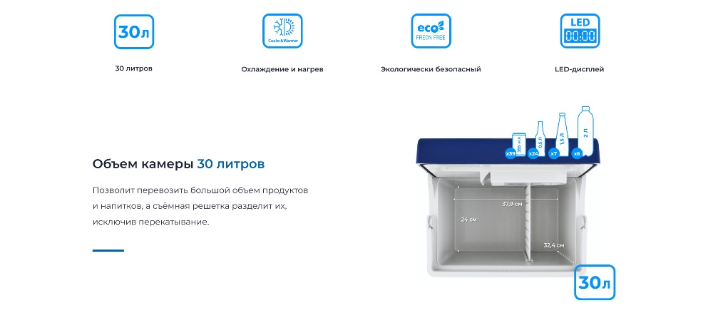 Объем 30 л