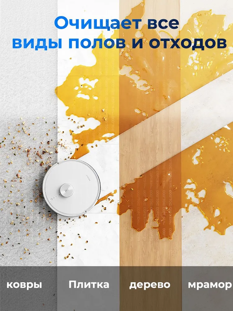 Робот-пылесос Ecovacs Y1 Pro Plus очищает все виды
