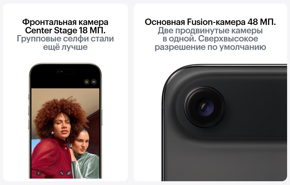 фронтальная камера 18
