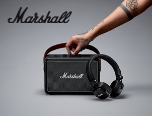 Акустические системы MARSHALL + беспроводные наушники в подарок! Акустические системы MARSHALL + беспроводные наушники в подарок!