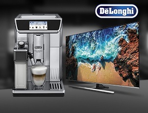 При покупке кофемашины DeLonghi – телевизор в подарок! При покупке кофемашины DeLonghi – телевизор в подарок!