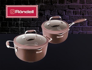 Скидки до 50% на коллекцию посуды RONDELL Mocaccino Professional Скидки до 50% на коллекцию посуды RONDELL Mocaccino Professional