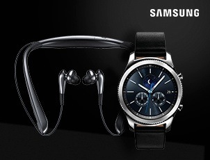 Купи Samsung Gear S3 — получи беспроводные наушники в подарок! Купи Samsung Gear S3 — получи беспроводные наушники в подарок!